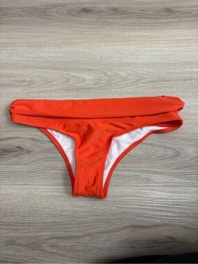 O’Neill Women's Orange Fold-Over Bikini Bottom